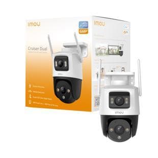 Dual lens WiFi wireless AI-ENABLED CCTV camera