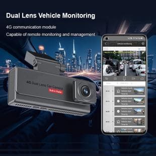 4G Dashcam dual lens GPRS enabled